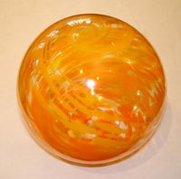 Opal Orange EA2 Glass Float